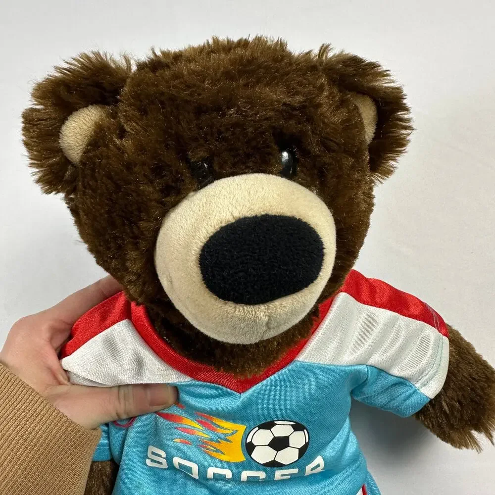 Build-A-Bear Y2K 2009 Soccer Athlete Teddy Bear Stuffed Animal
